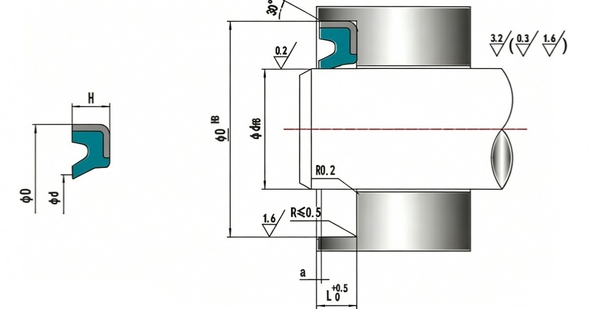GWJ Metal-Cased Hydraulic Wiper Seal GWJ Hydraulic Cylinder Wiper Seal