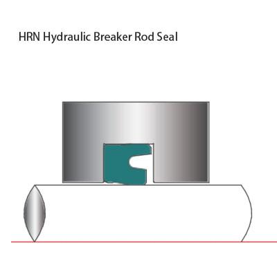 HRN Hydraulic Breaker Rod Seal