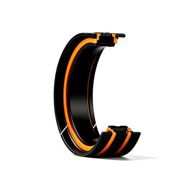 Wear-resistant double acting piston seal HPIA